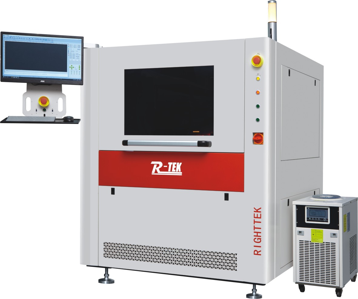 Máquina de corte por láser UV de plataforma doble